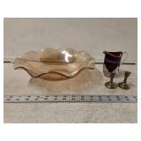 Antique Souvenir Glass Thompson Pa, Miniature