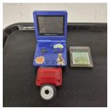 Game Boy Advanced SP and The Grinch Game-
