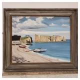Framed Oil On Board- Signed Seferoviter