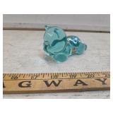 Fenton Teal Blue Bear