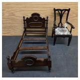 American Classics Doll Furniture Chair and Vtg