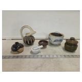 Qty Pottery and Small Mortar and Pestle- All Need