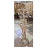 Vtg Wicker Dress Form