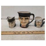 (3) Vtg 'Toby' Mugs - made in Japan