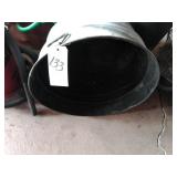 Round galvanized tub