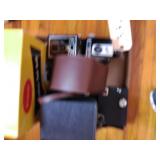 old cameras (Brownie, Spartus)