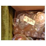 glasses, assorted dishes