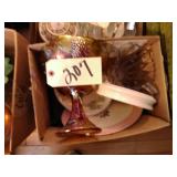 pitcher, bowls, carnival pc