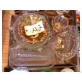 Carnival & crystal dishes