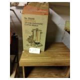 west bend 30 cup coffee maker, rolling cart