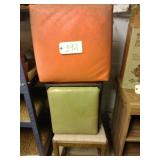 chair, small bench, retro magazine bench