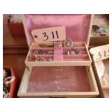 jewelry box w/costume jewelry