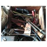 metal pail, copper fittings