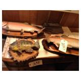 3 mounted fishe, desk light