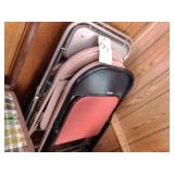 7 misc folding chairs
