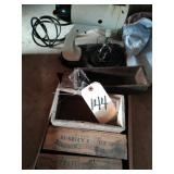 cheese wood boxes, sunbeam mixer