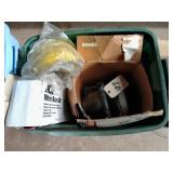 2.3hp Skil saw, mitre box, misc