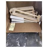 14 unassembled/5 assembled Ikea wood spice racks