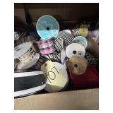 large box of various wired ribbons