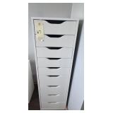 9-drawer white Ikea Alex unit