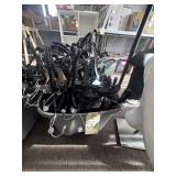 tote of adult size hangers