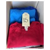 box of adult medium tshirts