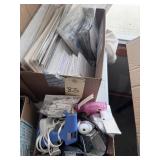 Box of sublimation ready blanks & craft supplies