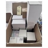 Box of varous size sublimation ready tumblers