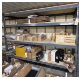 8 ft, 4-shelf heavy duty boltless shelving unit