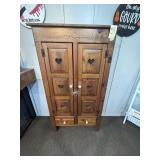 Vintange Pine Country Style Pie Safe
