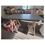 Ikea Mittback adjustable Trestle desk