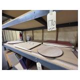 various sheets of blank wood (all on shelf)