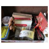 cigar boxes, naughty drinking glasses