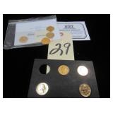 Gold Plated State Quarters