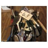 assorted kitchen utensils