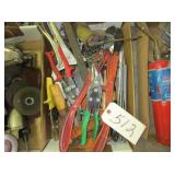 bolt cutter, metal shears, clamp