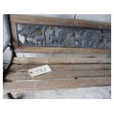 metal/wood Child's bench