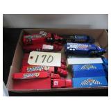 model/scale mini semi racing haulers w/car