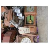 assorted plastic clocks