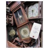 assorted plastic clocks