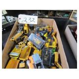 Cat, Deere, Tonka mini excavating equipment