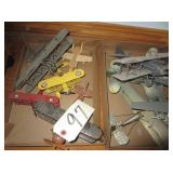 assorted smaller scale model airplanes
