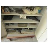 metal cabinet on dolly 36 x 18 x 42, misc