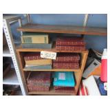 Book case w/funk/wagnalls encyclopedia