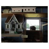A Frame doll house & others