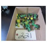 JD mini scale tractors