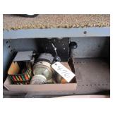 6 shelf metal 37 x 12 x 87 w/clocks
