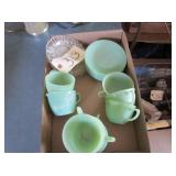 6pc coffee set w/creamer sugar Fire King