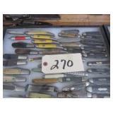 Case enclosed pocket knives