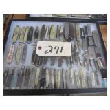 Case enclosed pocket knives